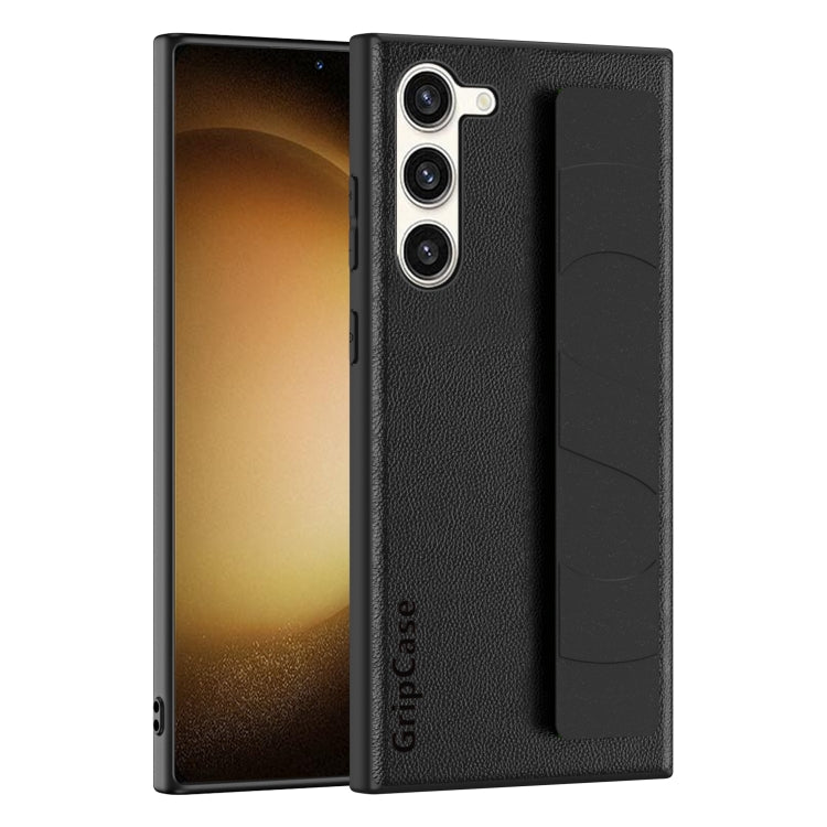 Skin Elastic Wrist Grip Back Cover Phone Case, For Samsung Galaxy S24+ 5G, For Samsung Galaxy S24 5G, For Samsung Galaxy S23 Ultra 5G, For Samsung Galaxy S23+ 5G