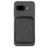 Carbon Fiber Leather Card Magsafe Phone Case, For Google Pixel 9a, For Google Pixel 7 Pro, For Google Pixel 7, For Google Pixel 6