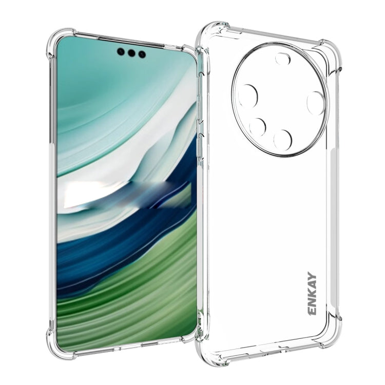 ENKAY Hat-Prince Transparent TPU Shockproof Phone Case, For Huawei Pura 80 Ultra, For Huawei Pura 80 Pro / 80 Pro+, For Huawei Pura 80, For Huawei Enjoy 70X, For Huawei Mate 70 Pro, For Huawei Mate 70, For Huawei nova 13 Pro, For Huawei nova Flip      ...