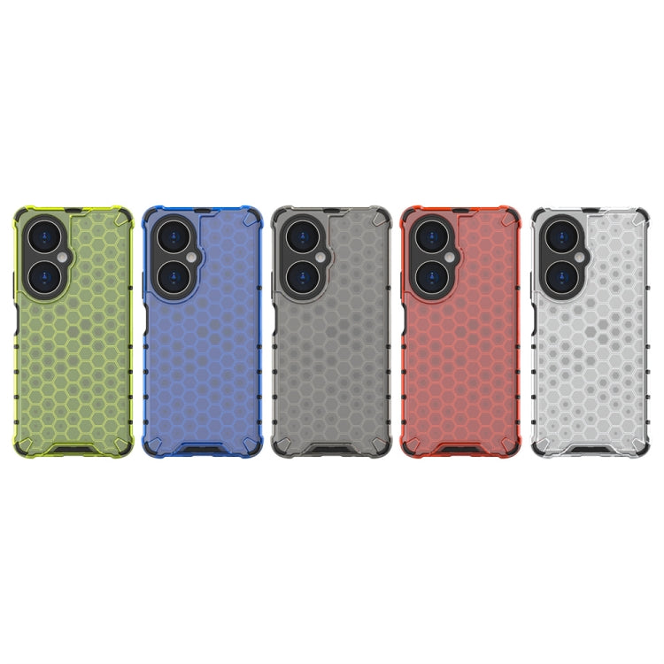 For Huawei Enjoy 60 Pro / nova 11i Shockproof Honeycomb Phone Case(Blue)