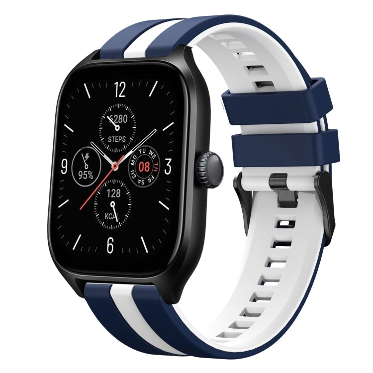 20mm Two-Color Sports Silicone Watch Band, For Amazfit GTS 4