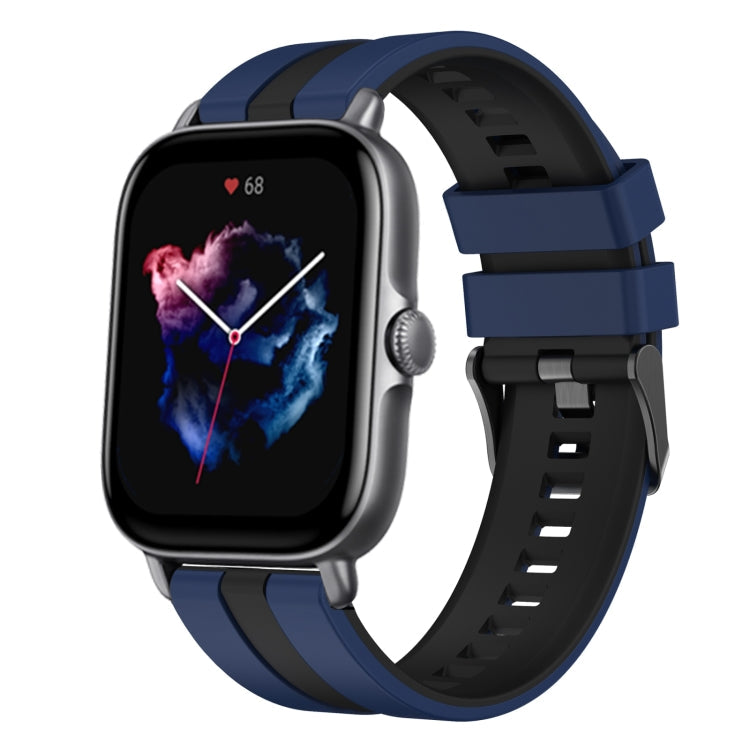 20mm Two-Color Sports Silicone Watch Band, For Amazfit GTS 3