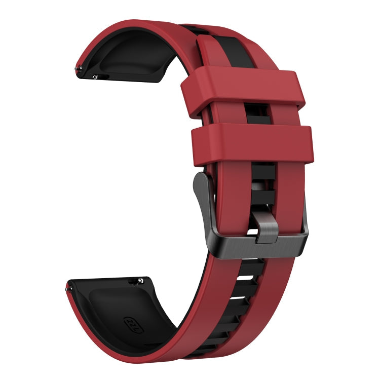 20mm Two-Color Sports Silicone Watch Band, For Amazfit GTS 2E