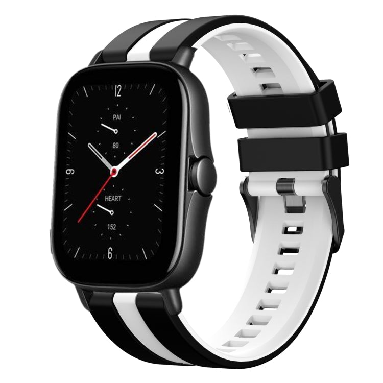 20mm Two-Color Sports Silicone Watch Band, For Amazfit GTS 2E