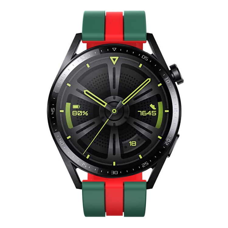 20mm Two-Color Sports Silicone Watch Band, For Amazfit GTS 4