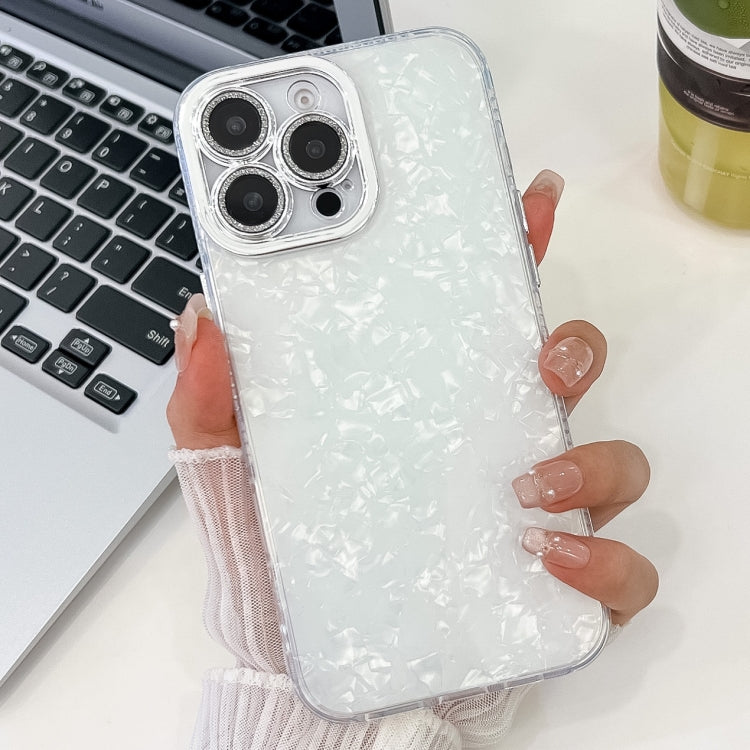 Plating Glitter Texture TPU Phone Case with Lens Film, For iPhone 14 Pro Max