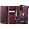 CaseMe C49 Magnetic RFID Blocking Detachable Wallet Leather Phone Case, For Samsung Galaxy S22+ 5G, For Samsung Galaxy S22 5G, For Samsung Galaxy S21 FE 5G, For Samsung Galaxy S21 5G
