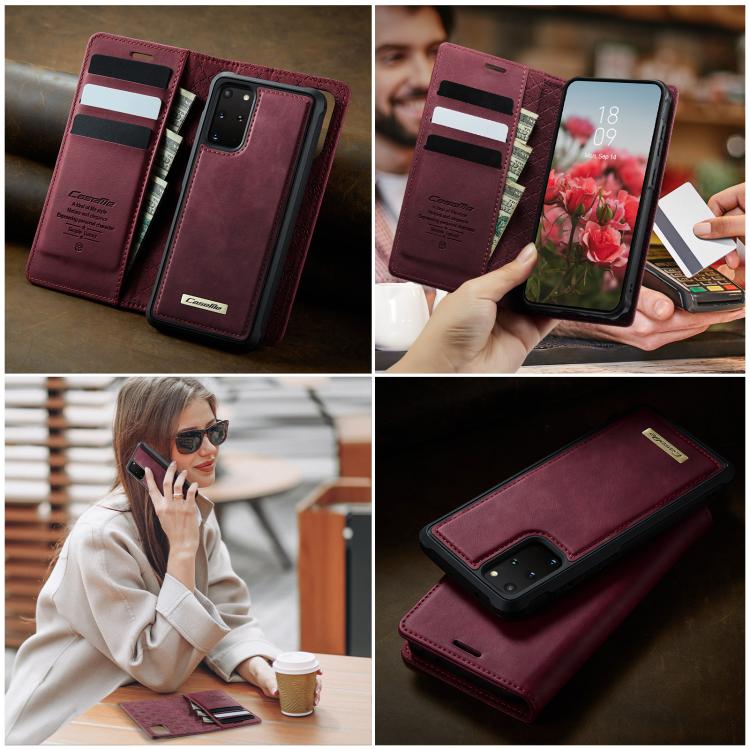 CaseMe C49 Magnetic RFID Blocking Detachable Wallet Leather Phone Case, For Samsung Galaxy S20+, For Samsung Galaxy A17, For Samsung Galaxy S24 / S25, For Samsung Galaxy S24+ / S25+