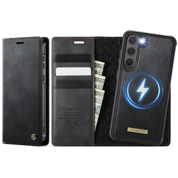CaseMe C49 Magnetic RFID Blocking Detachable Wallet Leather Phone Case, For Samsung Galaxy S23 5G, For Samsung Galaxy S20 FE, For Samsung Galaxy A53 5G, For Samsung Galaxy S22 Ultra 5G