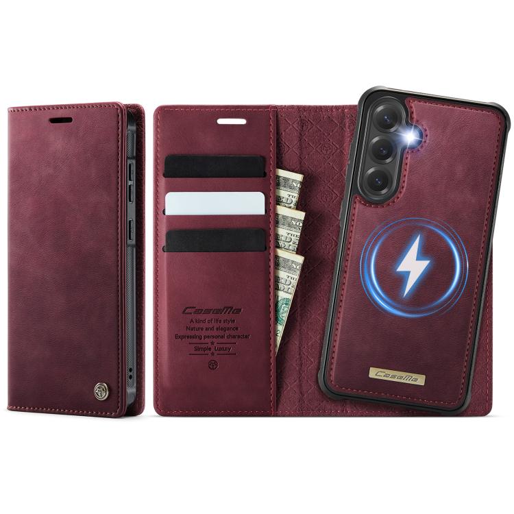 CaseMe C49 Magnetic RFID Blocking Detachable Wallet Leather Phone Case, For Samsung Galaxy A16 5G, For Samsung Galaxy S24 FE 5G, For Samsung Galaxy S24 Ultra 5G, For Samsung Galaxy A15