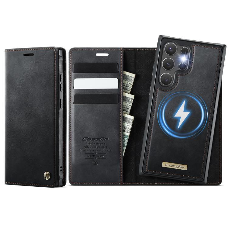 CaseMe C49 Magnetic RFID Blocking Detachable Wallet Leather Phone Case, For Samsung Galaxy A16 5G, For Samsung Galaxy S24 FE 5G, For Samsung Galaxy S24 Ultra 5G, For Samsung Galaxy A15