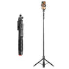 L16TT Auto Pop Up Tripod Anti Shake Floor Stand Aluminum Alloy Pole Extendable Selfie Stick, L16TT