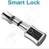 60+40mm Office Home Value Fingerprint Password Smart Lock Core Password Lock Only LockLock Home Security Door Lock, 60+40mm
