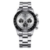 OCHSTIN Augusten 6103B Multi Function Quartz Watch Sports luminous Waterproof Watch Calendar Steel Band Men  Watch