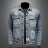 Men’s Classic Denim Jacket – Retro Casual Streetwear Outerwear