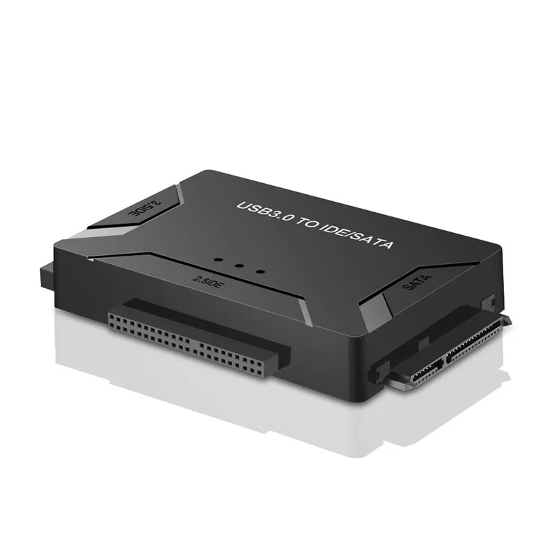 SATA/IDE to USB 3.0 Adapter Hard Drive Adapter Cable Converter for 2.5/3.5 Inch SATA and IDE HDD Support 6TB For PC Macbook
