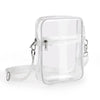 Clear Crossbody Purse Bag,Stadium Approved with Front Pocket for Concerts Sports Festivals Holiday Beach Waterproof Bag
