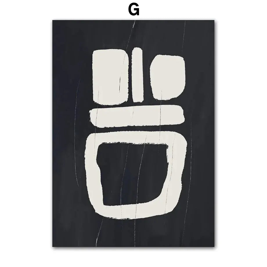 Abstract Line Art Posters – Minimalist Black & White Wall Art Prints for Modern Interiors | DArtano
