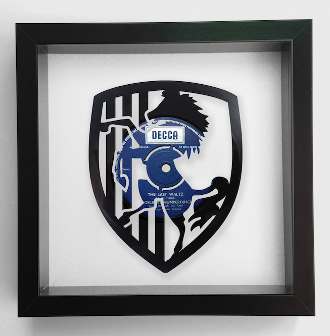 Gillingham - The Last Waltz - Engelbert Humperdinck Club Badge - Decca Vinyl Art