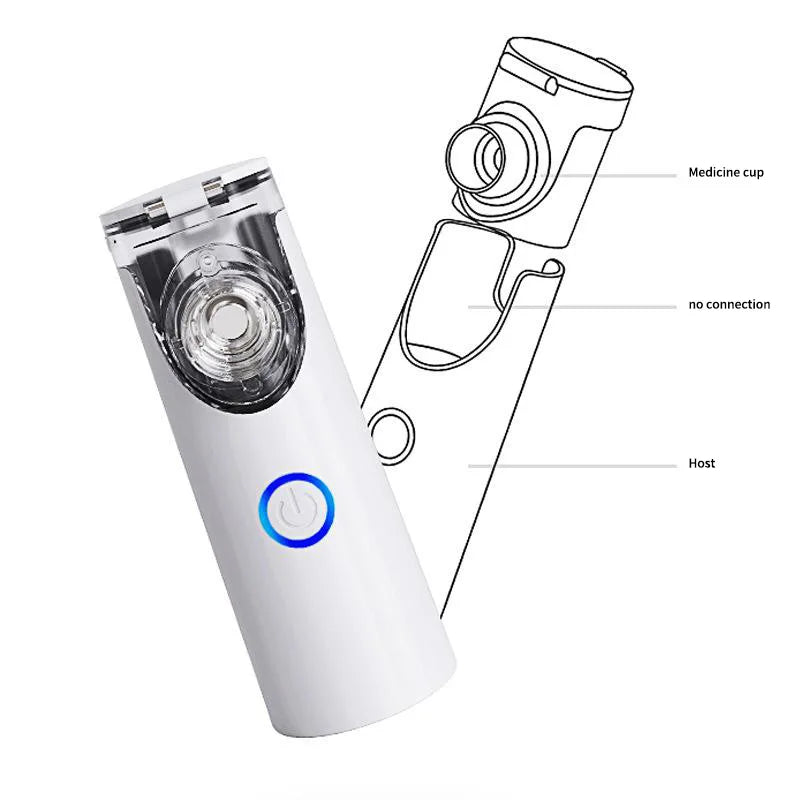 Medical Silent Mesh Nebulizer Handheld Asthma Inhaler Atomizer Children Health Care Mini Portable Nebulizer Humidifier