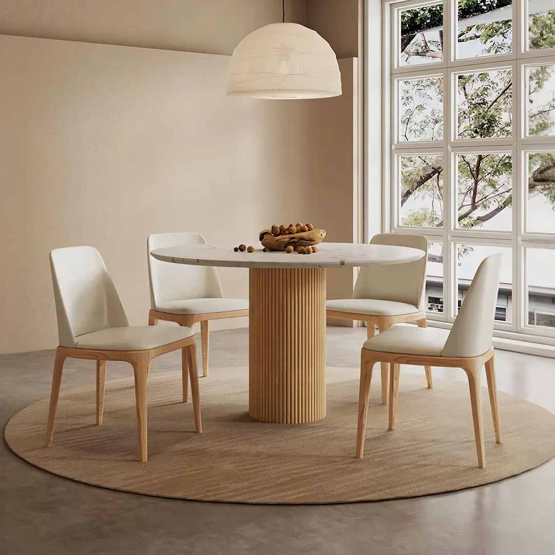 A Set of 2 Sienna Dining Chairs, White