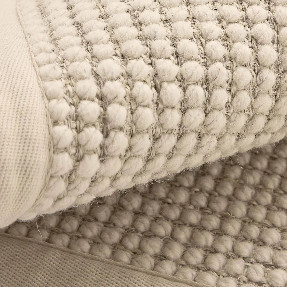 Sisal Boucle Rug | Beige Border