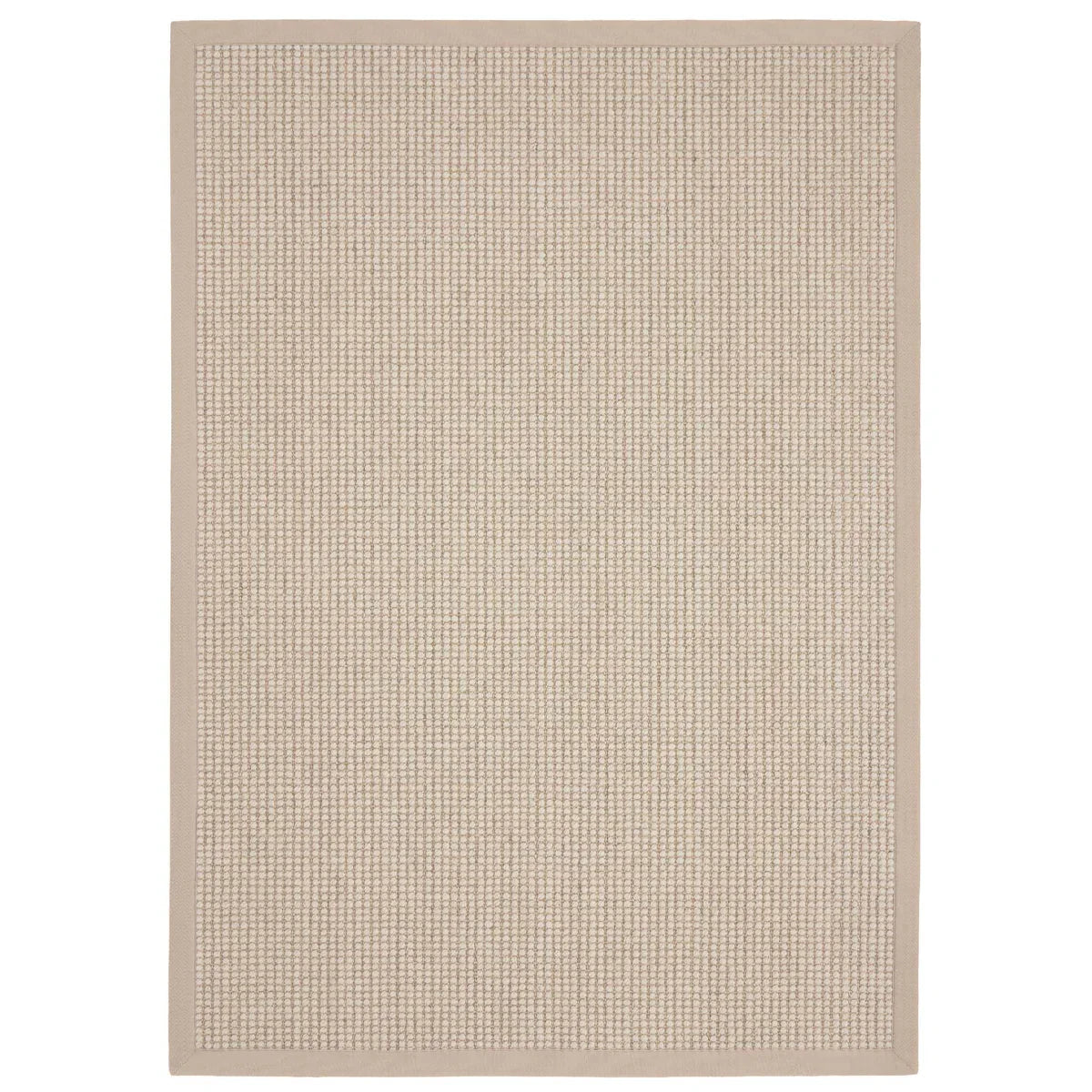 Sisal Boucle Rug | Beige Border