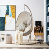 Sutton Garden Rattan Hanging Egg Chair with Stand, Indoor/ Outdoor Furniture