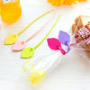 20 PCS Environmental Protection Silicone Plastic Bag Sealing Clip Food Bag Bundle Cable Tie, Random Color Delivery, Bundle Cable Tie