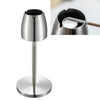 Telescopic Thickened Stainless Steel Windproof Ashtray(Stainless Steel Primary Colors)