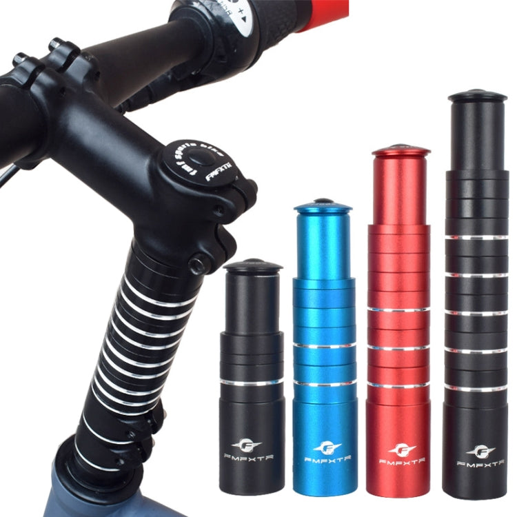 FMFXTR Mountain Bike Handlebar Aluminum Alloy Height Increaser, 8.5cm Black, 8.5cm Red, 8.5cm Blue, 11.4cm Black, 11.4cm Red, 11.4cm Blue, 14.4cm Red, 14.4cm Blue, 14.4cm Black, 17.5cm Black, 17.5cm