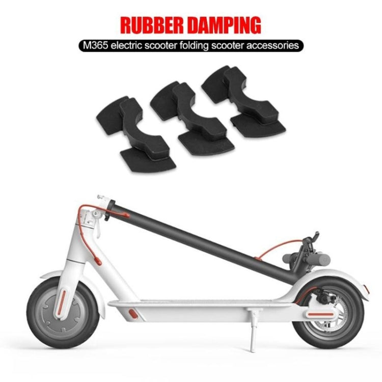 3 in 1 Shock Absorption Shockproof Standing Handle Rubber Damper for Xiaomi Electric Scooter