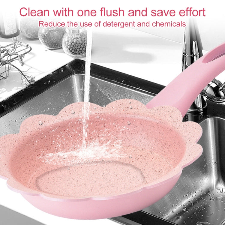 Baby Complementary Food Pot Cooking Milk Pan Maifan Stone Non Stick Household Multifunction Small Pot, Blue Milk Pan With Lid