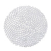 Table Bowl Mats Home Decor Placemat For Dining Table PVC Plastic Hollow Insulation Round Baroque Mediterranean Coaster Pads