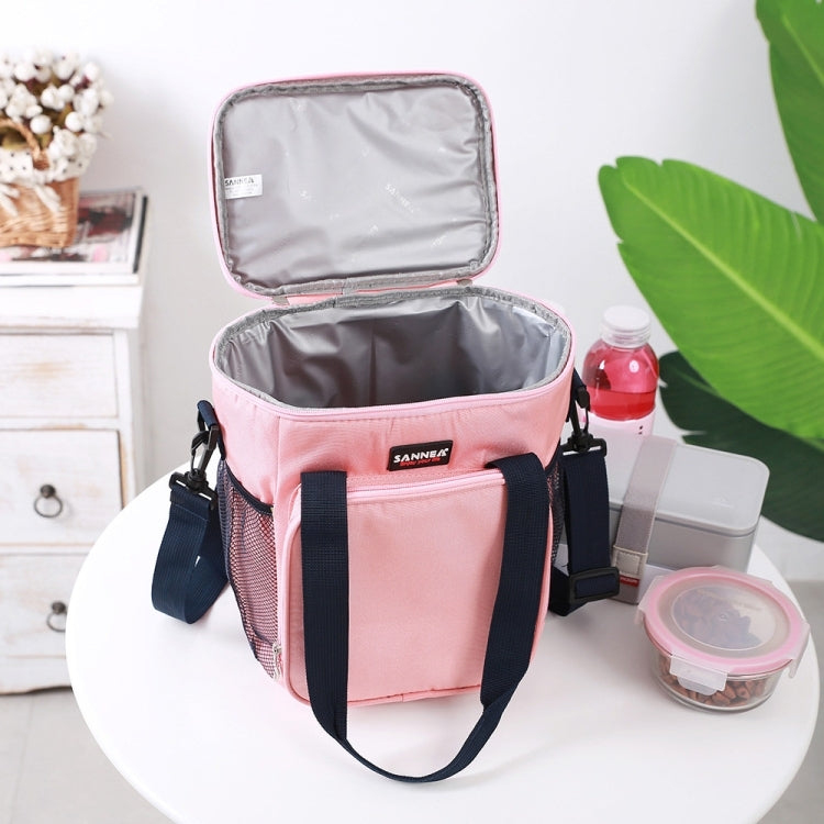 Environmentally Friendly Cartoon Portable Picnic Insulation Folding Lunch Bag, Sanne Lunch Bag(Red), Sanne Lunch Bag (Gray)