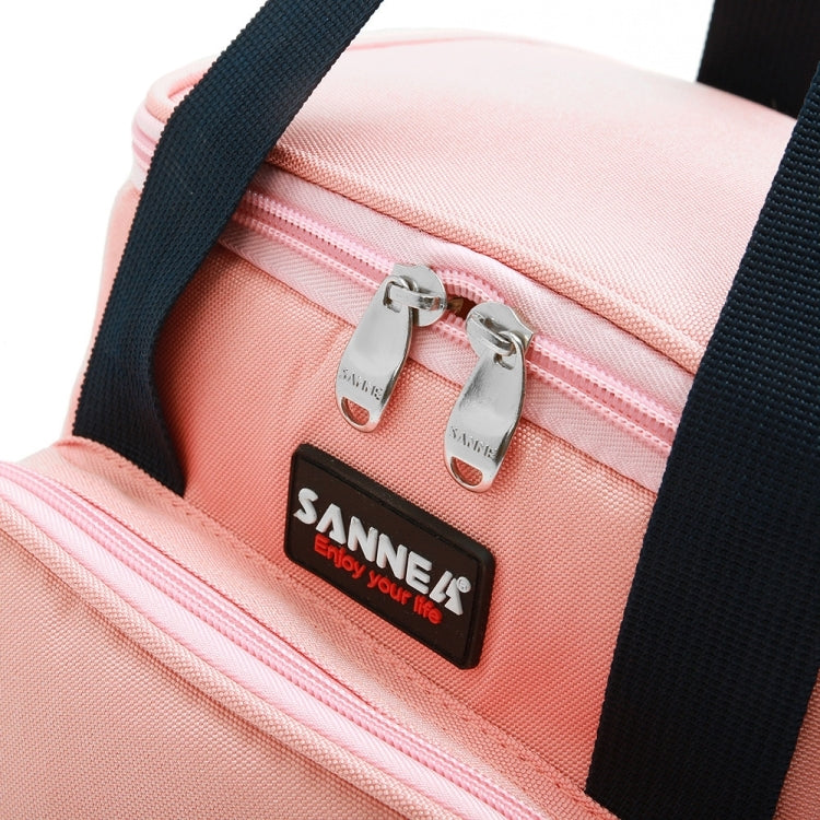 Environmentally Friendly Cartoon Portable Picnic Insulation Folding Lunch Bag, Sanne Lunch Bag(Red), Sanne Lunch Bag (Gray)