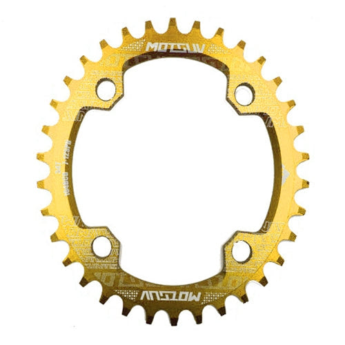 MOTSUV Round Narrow Wide Chainring MTB  Bicycle 104BCD Tooth Plate Parts, Elliptic plate 34T, Elliptic plate 36T, Elliptic plate 38T
