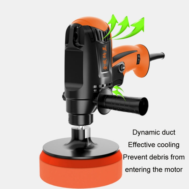 Car Beauty Sealing Glaze Polishing Machine Tile Repair Waxing Machine With Sponge Set, 220V EU Plug, 220V UK Plug, 110V US Plug
