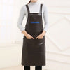 Waterproof Oil Proof Soft Leather Thick Wear-resistant Men and Women Overalls Apron