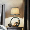 Modern Bedside Reading Statue Base Lamp Home Decoration, Button Switch 3W Yellow Light Bulb, Dimming Switch 3W Yellow Light Bulb, Remote Control Switch Dimming Bulb