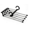 Multifunctional  5 in 1 Telescopic Folding Wardrobe Magic Trousers Rack, 5 in 1 Telescopic Rack