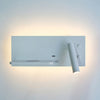Wireless Wall Lamp USB 5V Charger Wall Lights Hotel Headboard Reading Lighting Spot Luminaire Lamp, Left