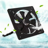 220V Exhaust Fan High Speed Air Extractor Window Ventilation Fan for Kitchen Ventilator Axial Industrial Wall Fan, 12 inch, 10 inch