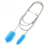 Kitchen Water Pipe Cleaning Brush Stainless Steel Cleaning Brush Spring Long Hair Brush, 1500x60x15-30mm