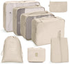 Travel Storage Bag Set Folding Storage Bag, 8 In 1 Toiletry Bag, 9 In 1 Cosmetic Bag, 9 In 1 Toiletry Bag