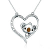 Cute Koala S925 Sterling Silver Lady Necklace, SCN256