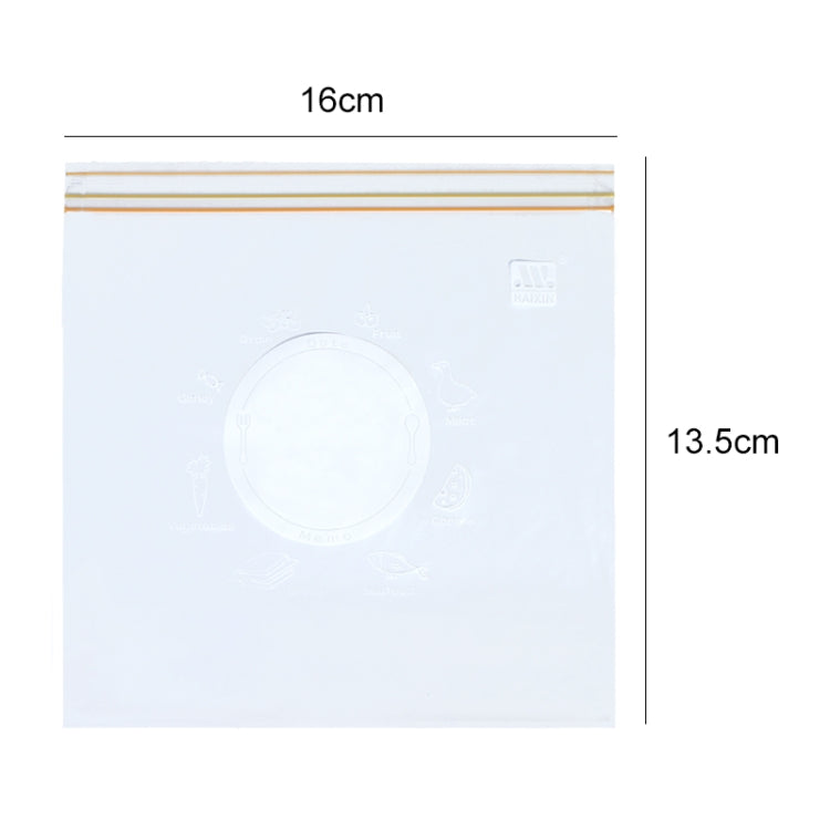 Sealed Bag Fresh Food Packaging Bag Household Thickened Refrigerator Storage Plastic Bag, Small (30 Pieces / Set), Medium (25 Pieces / Set), Large (15 Pieces / Set)