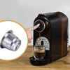 Reusable Stainless Steel Coffee Capsules with Multiple Filling Coffee Filters(Silver)
