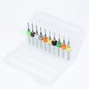10pcs 0.3mm to 1.2mm PCB mini drill Bit tungsten steel carbide for print circuit board cnc drill Bits Machine, 0.3-1.2mm