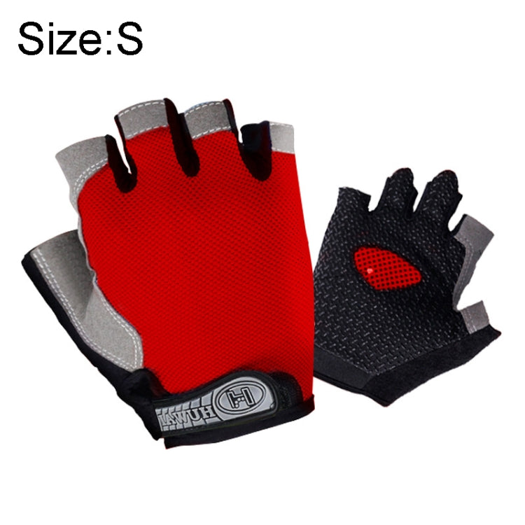 Summer Men Women Fitness Gloves Gym Weight Lifting Cycling Yoga Training Thin Breathable Antiskid Half Finger Gloves, M, XL, L, S